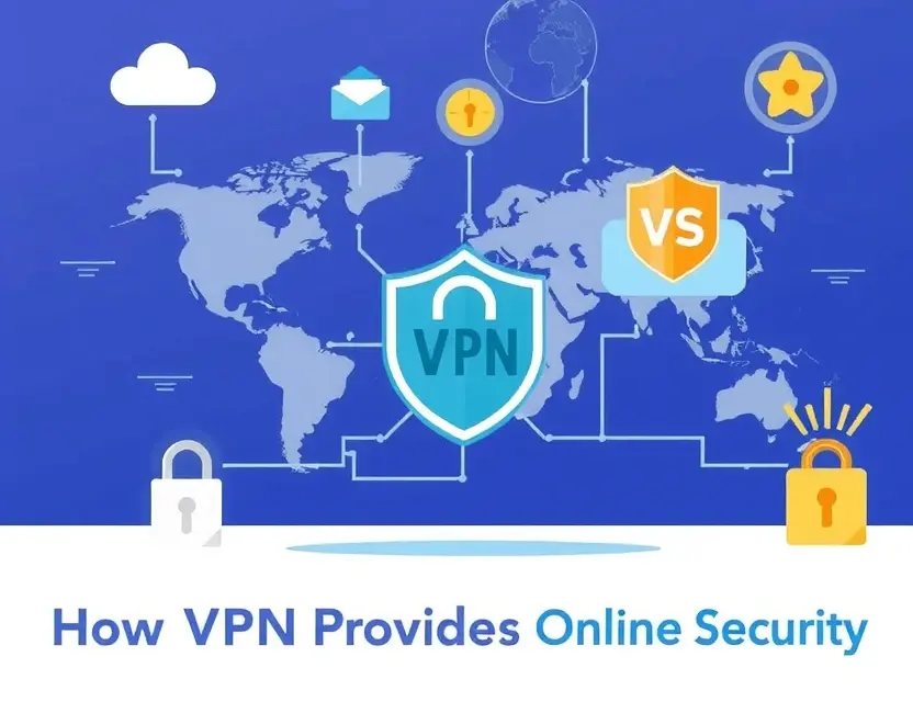 - Как VPN обеспечивает безопасность онлайн